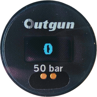 【Outgun】25mm Digital Pressure Gauge 50bar 300bar- PSI/Bar readout 1/8bspp thread